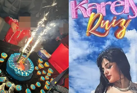 La fama de la modelo e influencer Karely Ruiz es tal que incluso es una temática para fiestas infantiles.