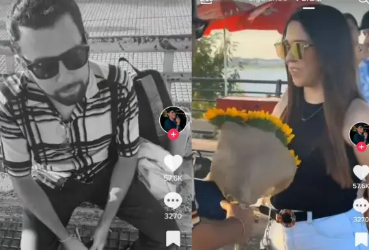 El tiktoker se le declaró a la joven de sus sueños, sin embargo, ella lo terminó rechazando pues no sentía lo mismo por él El tiktoker se le declaró a la joven de sus sueños, sin embargo, ella lo terminó rechazando pues no sentía lo mismo por él