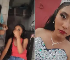 Quinceañera no estaba lista para su fiesta y reacción se hace viral