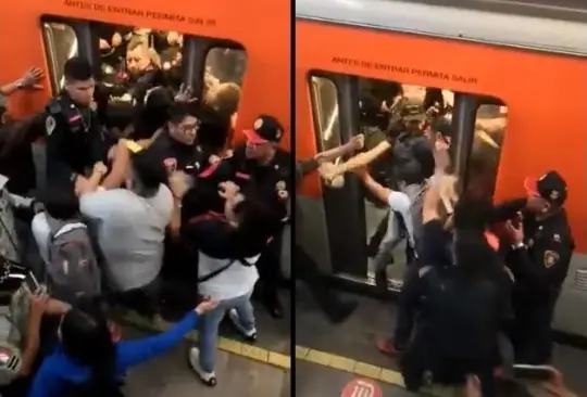 El enfrentamiento sucedió en la estación San Antonio Abad de la Línea azul El enfrentamiento sucedió en la estación San Antonio Abad de la Línea azul