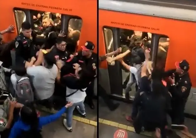 El enfrentamiento sucedió en la estación San Antonio Abad de la Línea azul El enfrentamiento sucedió en la estación San Antonio Abad de la Línea azul