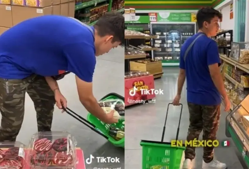 El joven se volvi&oacute; viral al mostrar la variedad de productos que encontr&oacute; en la famosa cadena de supermercados. 