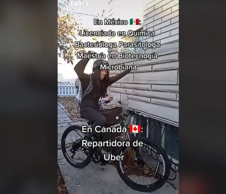 Mexicana presume su sueldo en Canadá (TikTok)