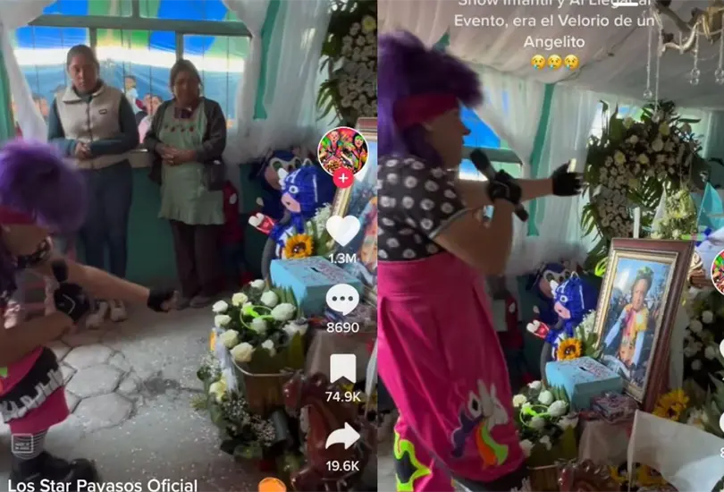 El payaso compartió la cruda experiencia que vivió al ser contratado en un velorio de un pequeño El payaso compartió la cruda experiencia que vivió al ser contratado en un velorio de un pequeño