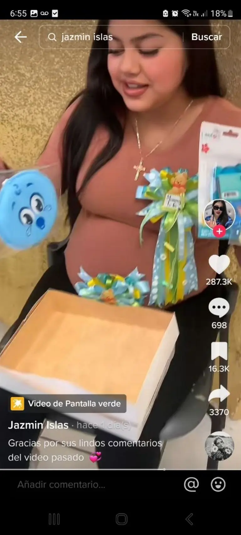 Jóvenes organizan baby shower sorpresa - Tomada de video