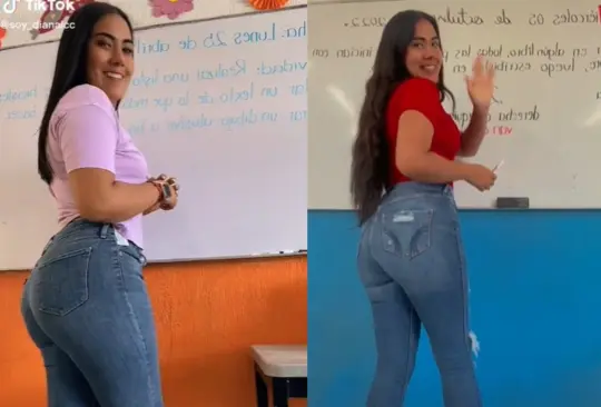 Una bella profesora de primaria se hizo viral en redes sociales luego de que mostrara cómo reaccionó un padre de familia al conocerla