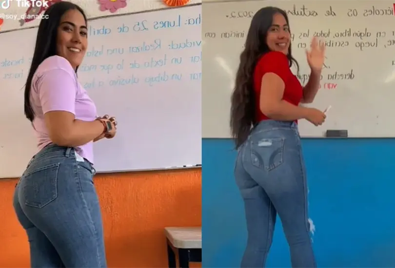 Una bella profesora de primaria se hizo viral en redes sociales luego de que mostrara cómo reaccionó un padre de familia al conocerla Una bella profesora de primaria se hizo viral en redes sociales luego de que mostrara cómo reaccionó un padre de familia al conocerla