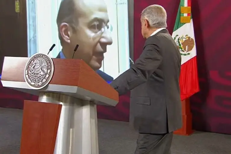 AMLO pide a Calderón que explique por qué defiende a García Luna - Captura de pantalla