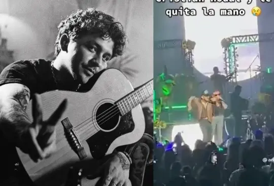 Gera MX abrazó a Christian Nodal, pero este se quitó la mano de su compañero de encima en pleno show Gera MX abrazó a Christian Nodal, pero este se quitó la mano de su compañero de encima en pleno show