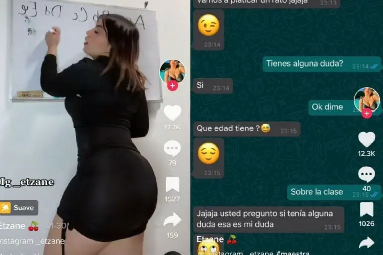 Maestra exhibe mensajes de alumnos - Tomadas de video