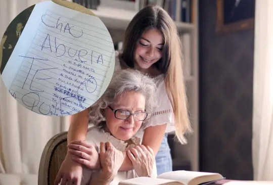 Tras un año de la muerte de su abuela, la joven encontró una nota que la conmovió hasta las lágrimas 