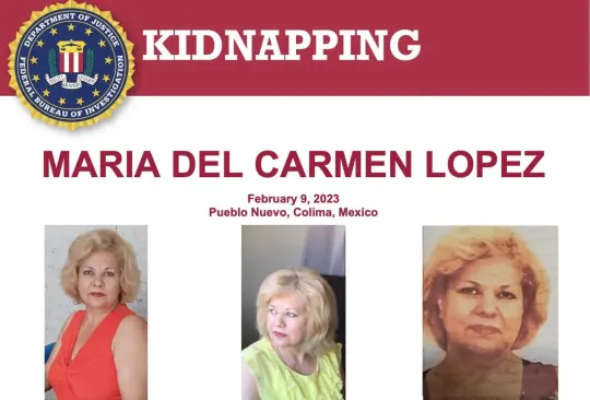 El FBI ofreció una recompensa de hasta 20 mil dólares por información que conduzca a su paradero El FBI ofreció una recompensa de hasta 20 mil dólares por información que conduzca a su paradero