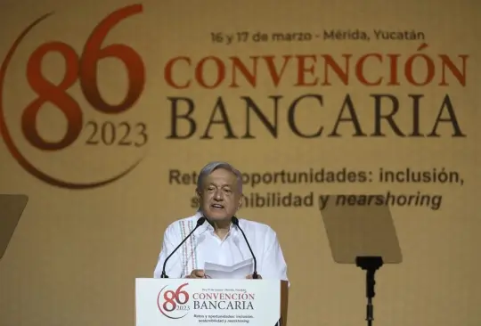 El presidente Andrés Manuel López Obrador encabezó la inauguración de la 86 Convención Bancaria El presidente Andrés Manuel López Obrador encabezó la inauguración de la 86 Convención Bancaria