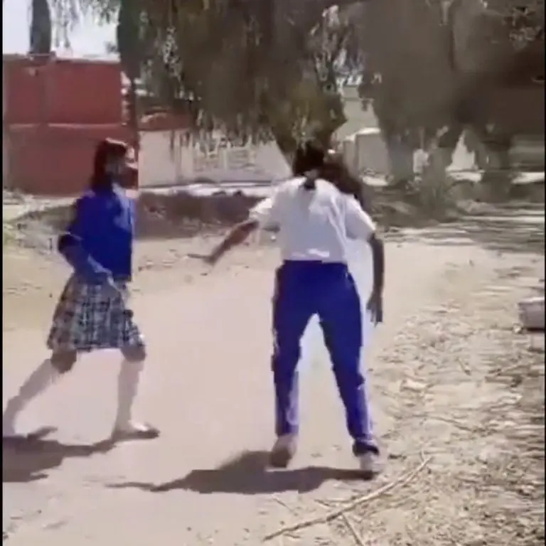 Los testigo se limitaron a grabar la pelea en lugar de ayudar. Crédito: Captura de pantalla