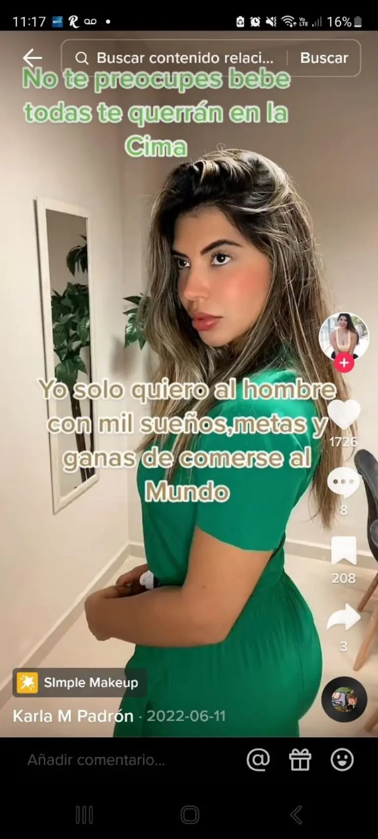 Nutriologa conqusita TikTok - @karlapmpadron