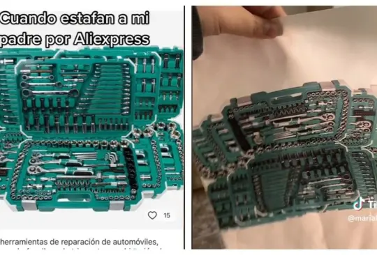 Compra caja de herramientas y le mandan una foto Compra caja de herramientas y le mandan una foto