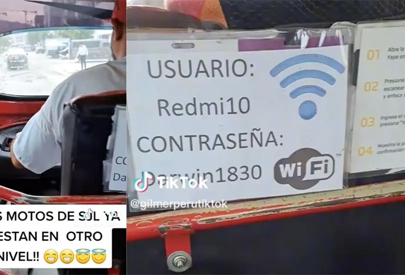 Mototaxi ofrece WiFi gratis a sus pasajeros. Mototaxi ofrece WiFi gratis a sus pasajeros.