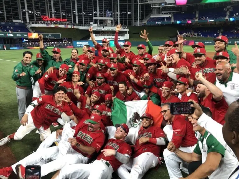 México vs Japón Semifinal Clásico Mundial de Béisbol. Créditos: @MexicoBeis