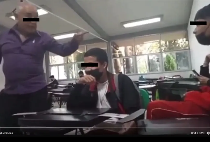 Supuesto profesor amenaza a alumno