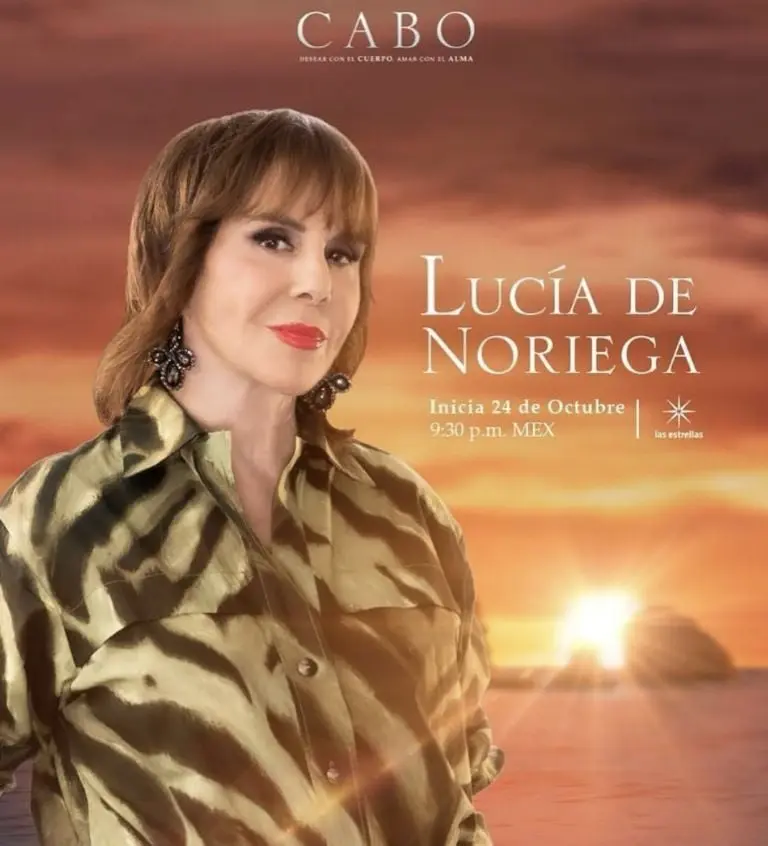Poster de la última telenovela en la que participó Rebecca Jones. Créditos: @la_rebeccajones