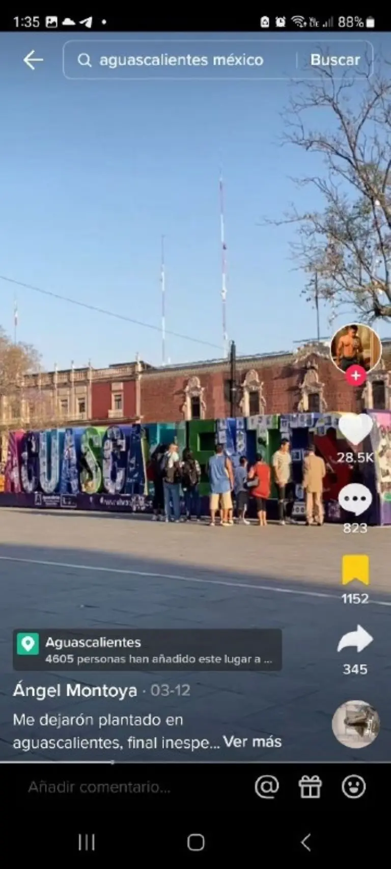 Dejan plantado a joven en Aguascalientes - Tomada de video