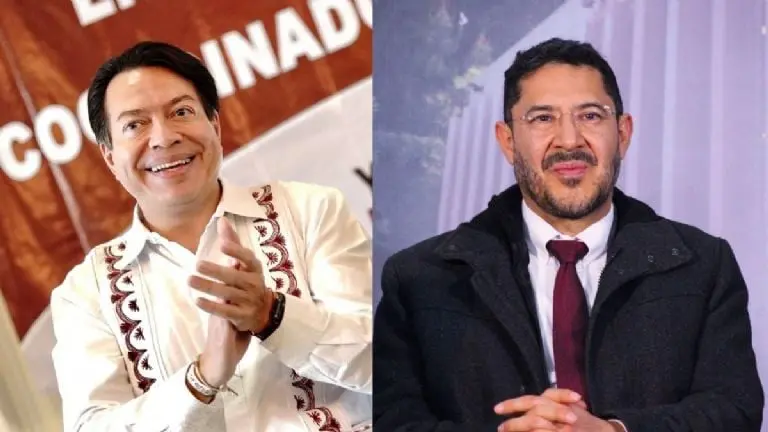Mario Delgado (Izquierda) y Martí Batres (Derecha). Créditos: Cuenta oficial en Facebook