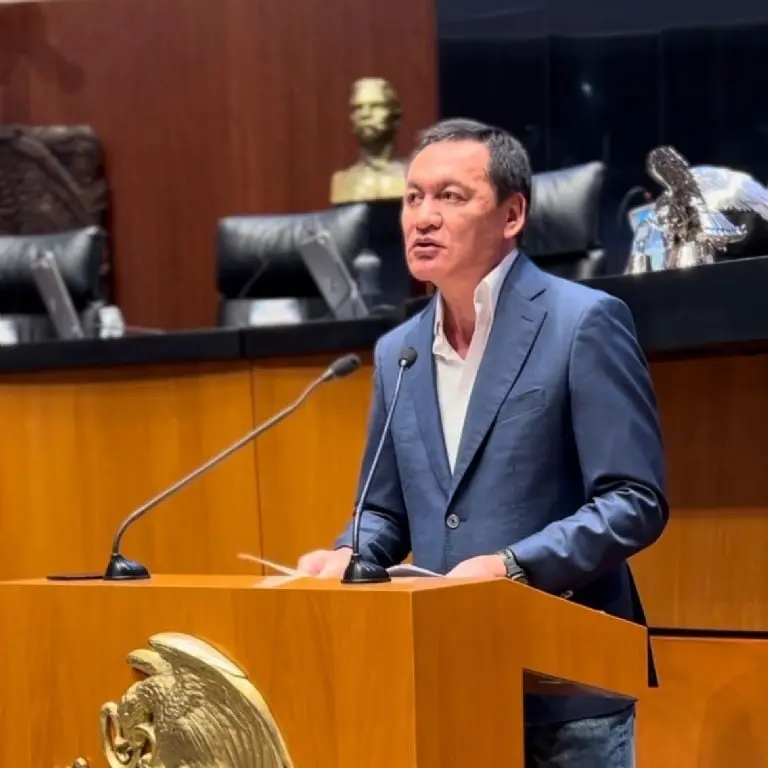 Miguel Ángel Osorio Chong en el Senado. Créditos: @osoriochong