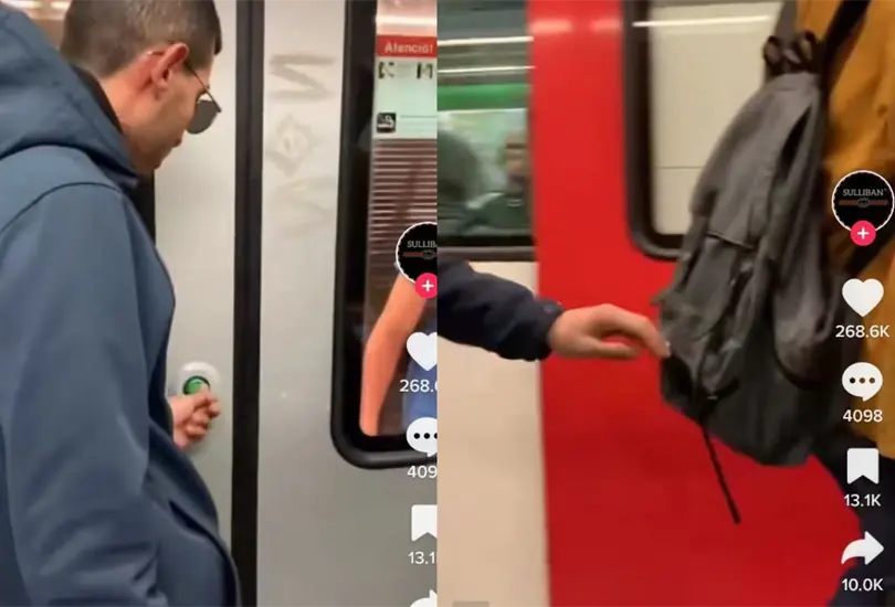 Captan robo en Metro de Barcelona Captan robo en Metro de Barcelona