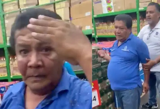 Joven exhibe a hombre que la grababa mientras hacía sus compras. 