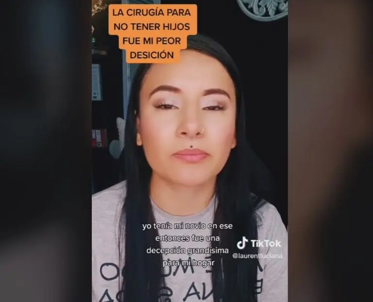 Mujer se opera para no tener hijos (TikTok)