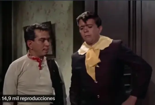 Durante la película El Extra Chabelo le dio una cachetada a Cantinflas