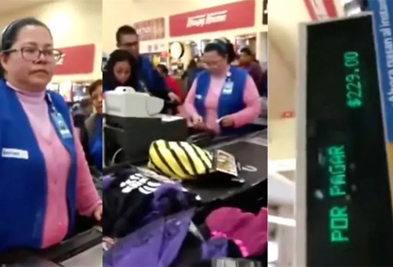 Compran carrito lleno de mercancía a cero pesos en Walmart. Compran carrito lleno de mercancía a cero pesos en Walmart.