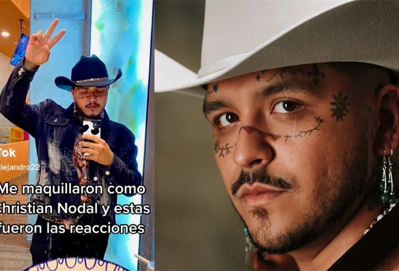 Tiktoker se maquilla como Christian Nodal y esto fue lo que pasó. Tiktoker se maquilla como Christian Nodal y esto fue lo que pasó.
