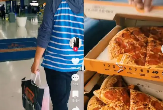 una familia se hizo viral en TikTok luego de mostrar la ingeniosa y atrevida forma en la que lograron ingresar una pizza completa de Little Caesars para poder disfrutar de la película, a un menor costo. una familia se hizo viral en TikTok luego de mostrar la ingeniosa y atrevida forma en la que lograron ingresar una pizza completa de Little Caesars para poder disfrutar de la película, a un menor costo.