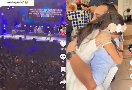 La niña se dijo feliz de cumplir su sueño La niña se dijo feliz de cumplir su sueño