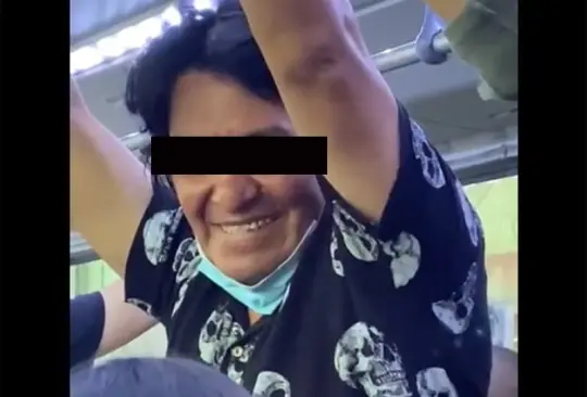 La joven compartió el video del sujeto que la estaba molestando. 