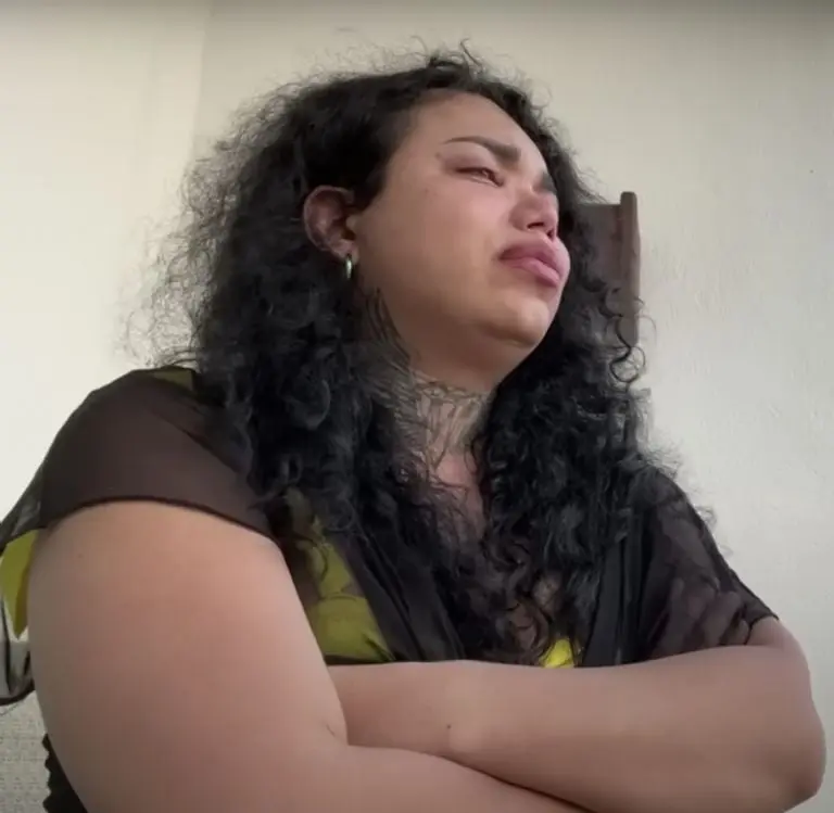 Paola de Las Perdidas es discriminada por besar a su novio en Acapulco. Créditos: @paolitasuarez28