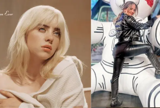 Billie Eilish cantó después de la lluvia y Legarreta presume foto con ella. Billie Eilish cantó después de la lluvia y Legarreta presume foto con ella.