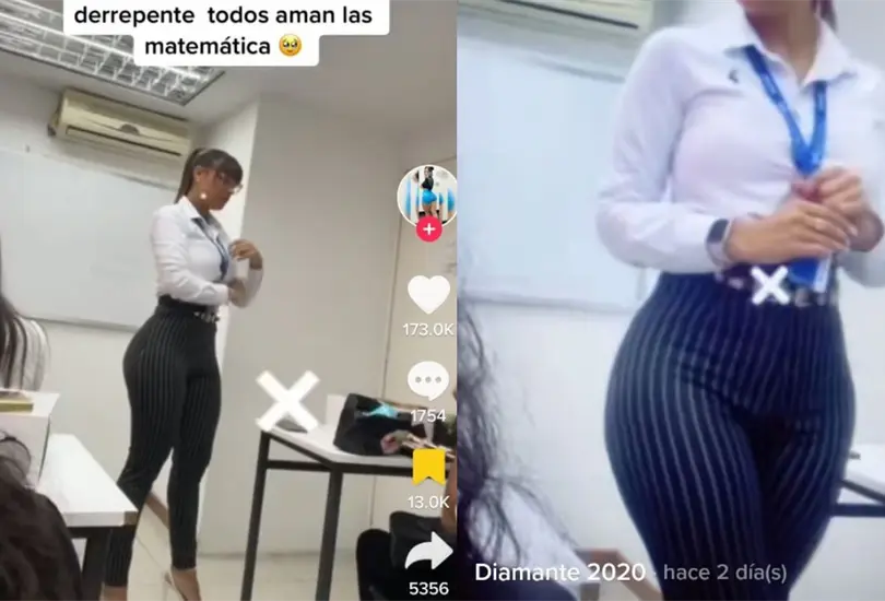 Maestra de matemáticas roba suspiros Maestra de matemáticas roba suspiros