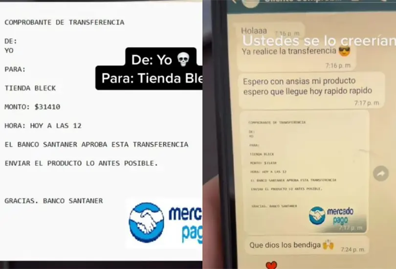 Tienda en línea de relojes exhibe estafa con comprobante de pago falso Tienda en línea de relojes exhibe estafa con comprobante de pago falso