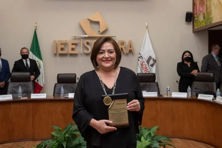 Guadalupe Taddei Zavala, consejera presidenta del INE. Créditos: IEE Sonora