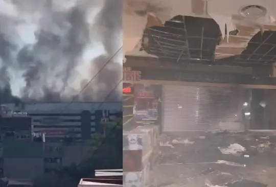 Se registró incendio en Plaza Forum Buenavista Se registró incendio en Plaza Forum Buenavista