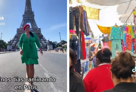 Mujer se va  a París gracias a la venta de ropa