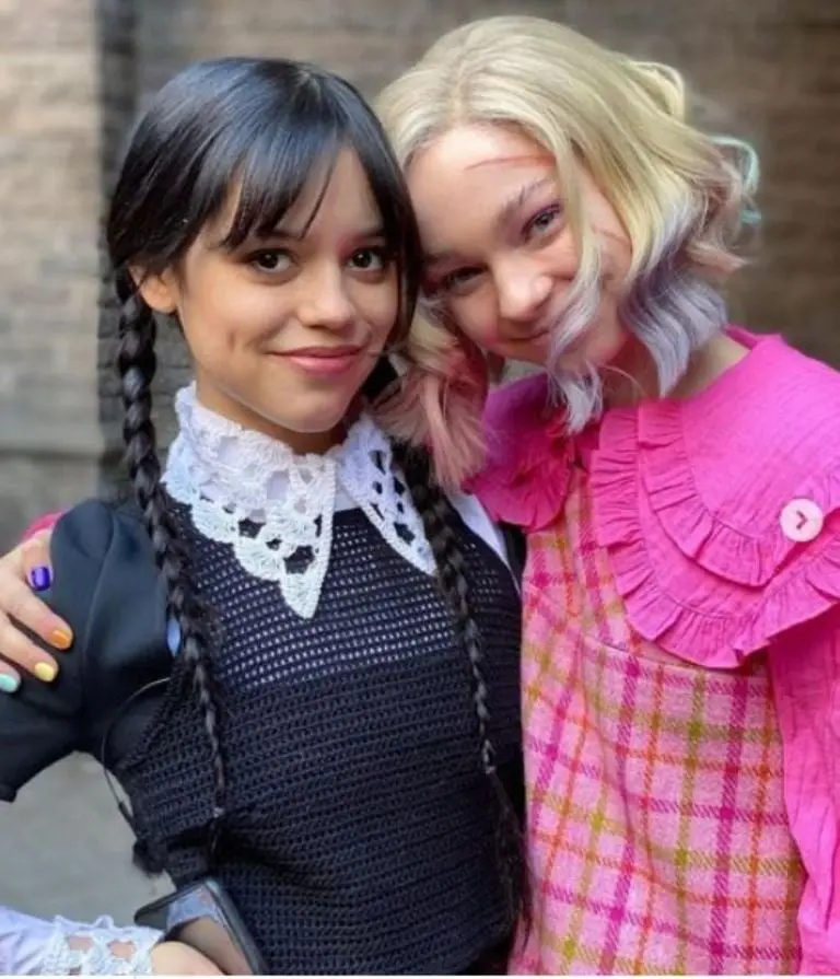 Jenna Ortega es la protagonista de Merlina. Foto: Instagram @wednesdaynetflix