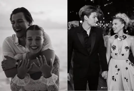 Millie Bobby Brown presume anillo de compromiso en redes Millie Bobby Brown presume anillo de compromiso en redes