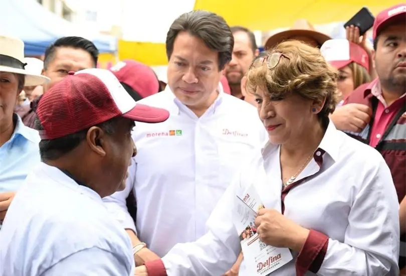Delfina G&oacute;mez aspirante a la gubernatura por el Estado de M&eacute;xico. 