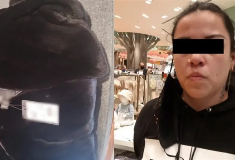 La mujer rob&oacute; un abrig&oacute; con un valor de m&aacute;s 70 mil pesos