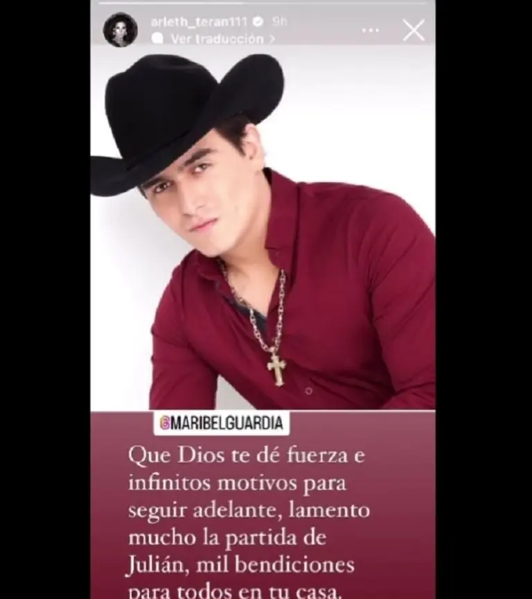 Arleth Terán se solidariza con Maribel Guardia (Instagram)