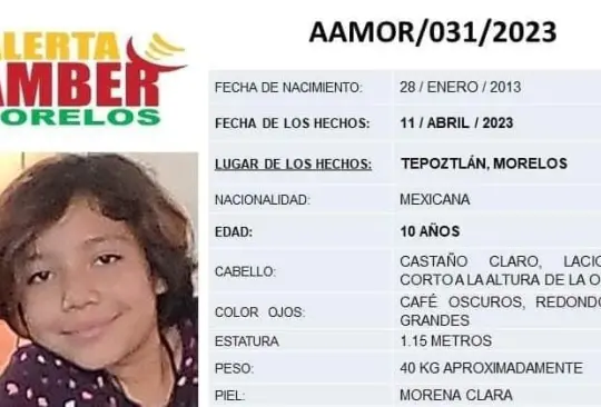 Buscan a Luna Yaretzi Montesinos en Tepoztlán, Morelos. Buscan a Luna Yaretzi Montesinos en Tepoztlán, Morelos.