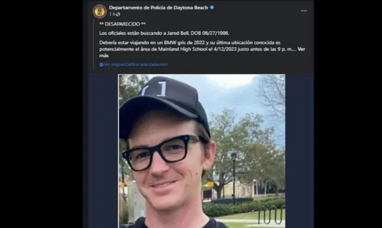 Reportan a Drake Bell como desaparecido - Departamento de Policía de Daytona Beach